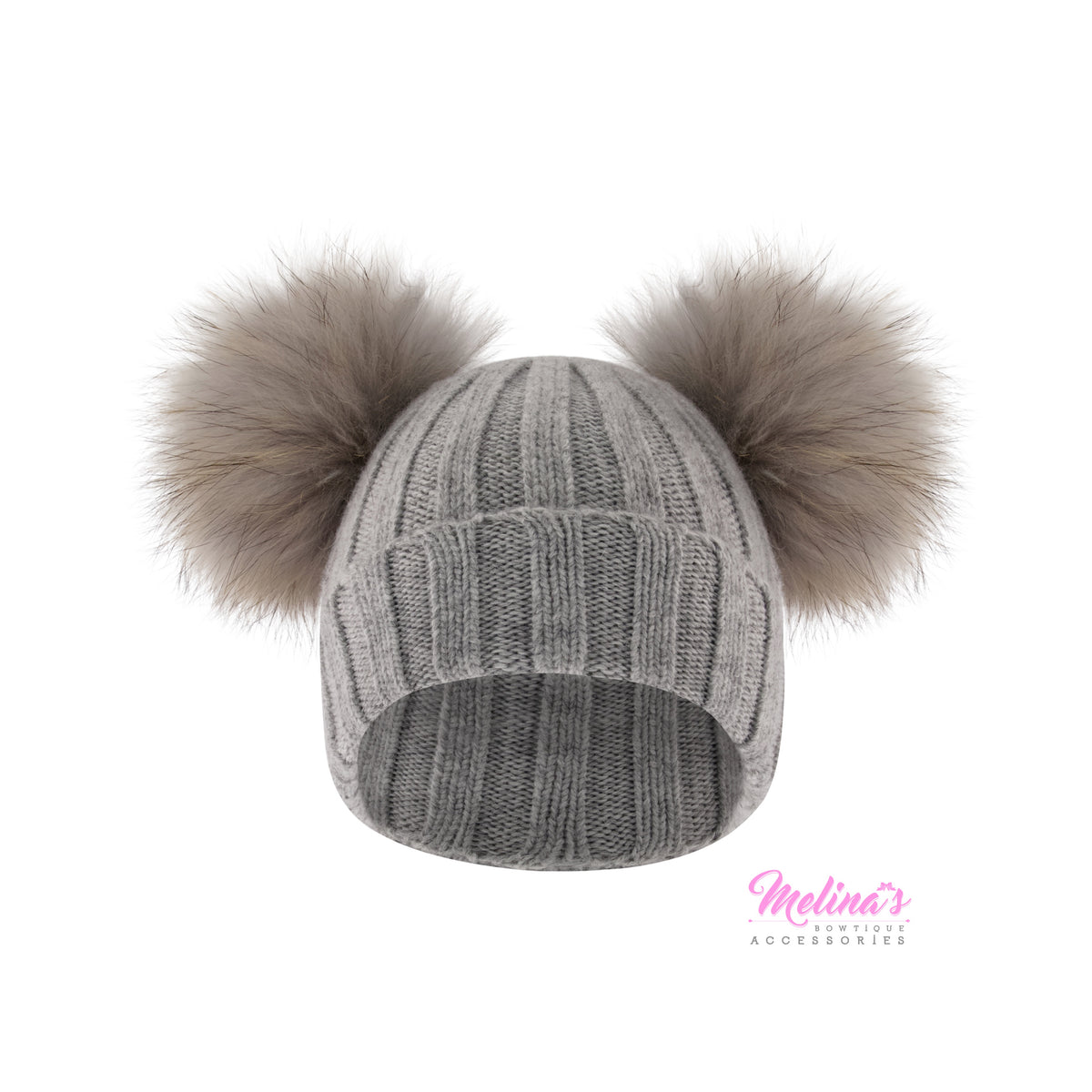 Upcycled Lv double pom pom beanie – Anagails