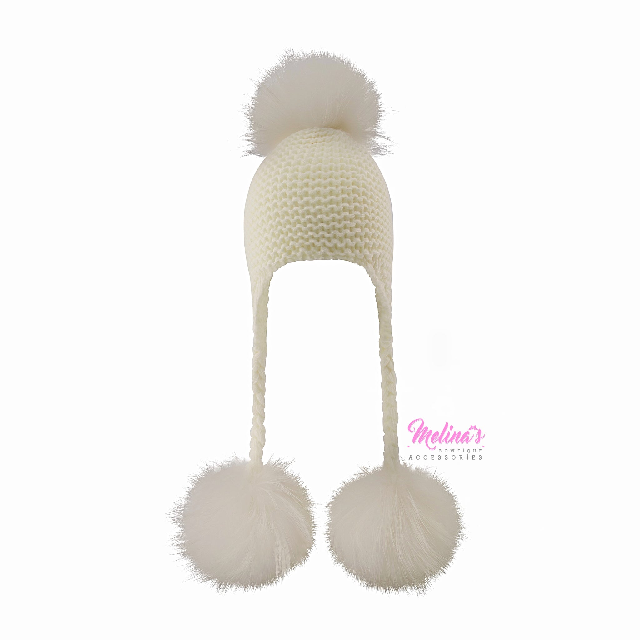Socksmith Fair Isle Xmas- Ivory Women\'s Knit Cuffed Beanie w Pom Pom Fair Isle Winter Pom Pom Snowflake Beanie | PUMA main image 2